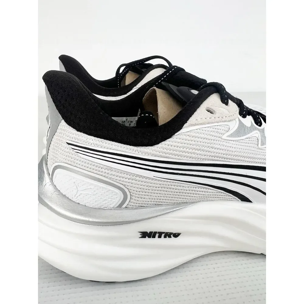 PUMA Velocity NITRO 4 White Black Athletic Shoes / 311141 02 / Womens Size 9 New